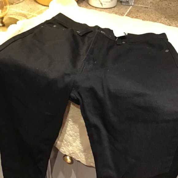 NWT G George Jeans Size 30 x 30 Black Denim Medium Wash - Picture 2 of 5